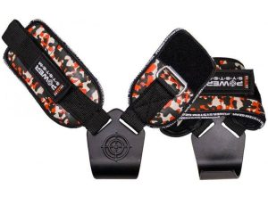 Гаки для тяги на зап'ястя Power System PS-3370 Hooks Camo Black/Red XL - Зображення 2