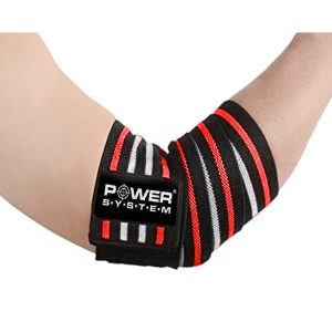 Бинти на лікоть Power System PS-3600 Elbow Wraps Red/Black(пара) - Зображення 4