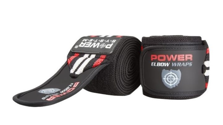 Бинти на лікоть Power System PS-3600 Elbow Wraps Red/Black(пара) - Зображення 3