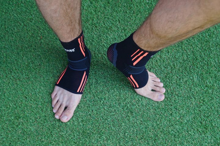 Бандажі на гомілкостоп Power System PS-6022 Ankle Support Evo Black/Orange L (пара) - Зображення 10