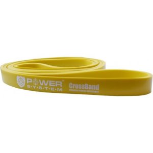 Еспандер-петля (гумка для фітнесу і кроссфіту) Power System PS-4051 CrossFit Level 1 Yellow (опір 4-25 кг) - Зображення 4