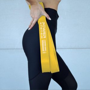 Еспандер-петля (гумка для фітнесу і кроссфіту) Power System PS-4051 CrossFit Level 1 Yellow (опір 4-25 кг) - Зображення 7