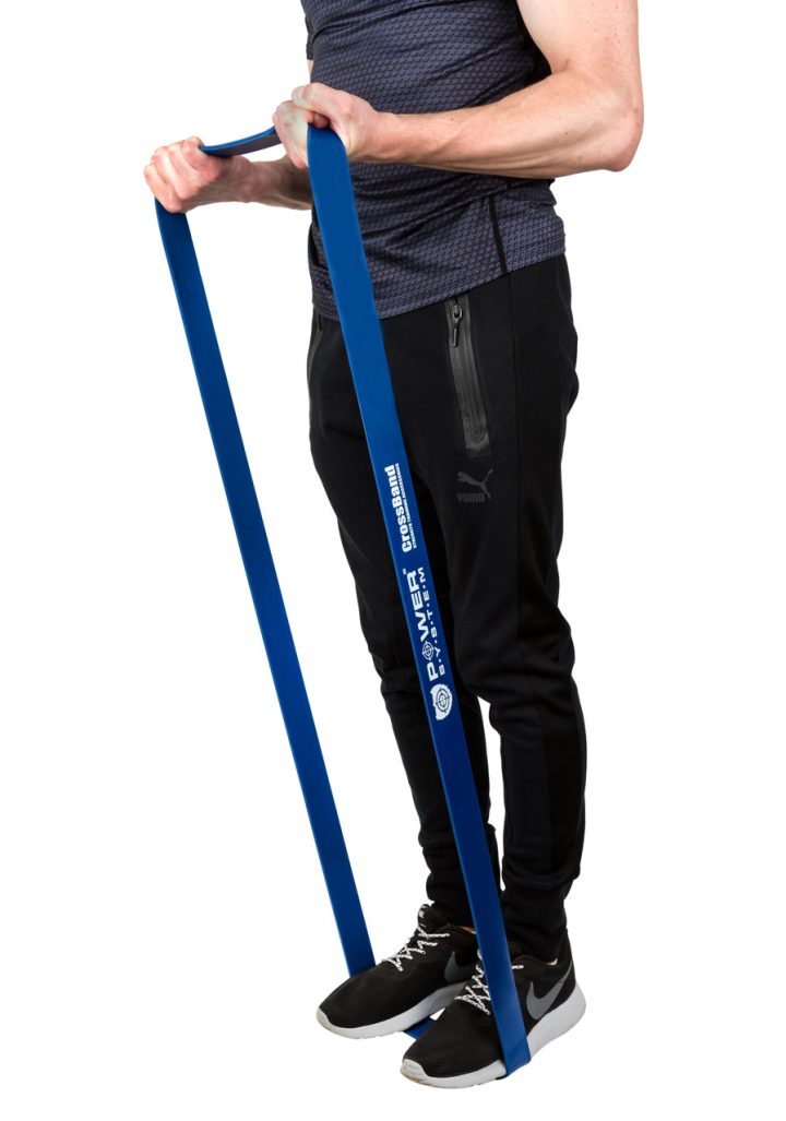 Еспандер-петля (гумка для фітнесу і кроссфіту) Power System PS-4054 CrossFit Level 4 Blue (опір 22-50 кг) - Зображення 8