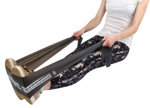 Стрічка-еспандер для спорту та реабілітації Power System PS-4123 Flat Stretch Band Level 3 Grey (25-35кг.) - Зображення 6