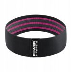 Тканева гумка для фітнесу та спорту Power System PS-4091 Booty Band LVL 1 Black/Pink (d_64 см. 18-23кг.) - Зображення 2