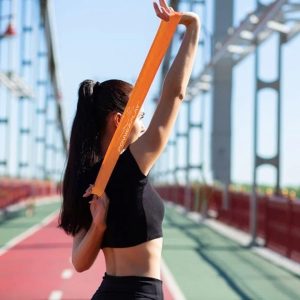 Резинка для фітнесу PowerPlay 4140 Level 1 Stretch Band (1-5 кг.) Помаранчева - Зображення 10