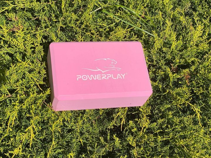 Блок для йоги PowerPlay 4006 Yoga Brick Рожевий - Зображення 10