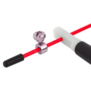 Скакалка швидкісна PowerPlay 4202 Ultra Speed Rope Червона (2,9m.) - Зображення 4