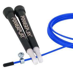 Скакалка швидкісна PowerPlay 4202 Ultra Speed Rope Синя (2,9m.) - Зображення 3