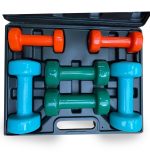 Набір гантелей в кейсі 12 кг. PowerPlay 4118 Fitness Dumbells (2шт.*1кг. 2шт.*2кг. 2шт.*3кг.) - Зображення 3