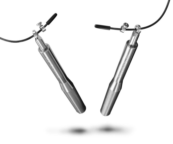 Скакалка швидкісна на підшипниках алюмінієва PowerPlay 4207 Elite Jump Rope Срібна (3m.) - Зображення 9
