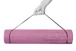 Килимок для йоги та фітнесу PowerPlay 4010 PVC Yoga Mat Рожевий (173x61x0.6) - Зображення 3