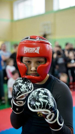 Боксерський шолом тренувальний PowerPlay 3100 PU Червоний L - Зображення 5