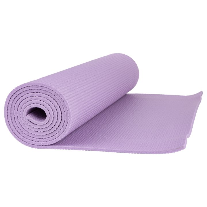 Килимок для йоги та фітнесу PowerPlay 4010 PVC Yoga Mat Лавандовий (173x61x0.6) - Зображення 2