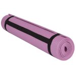 Килимок для йоги та фітнесу PowerPlay 4010 PVC Yoga Mat Рожевий (173x61x0.6) - Зображення 4