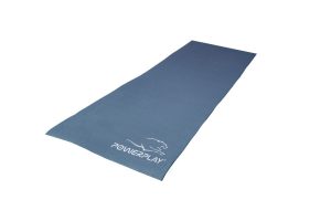 Килимок для йоги та фітнесу PowerPlay 4010 PVC Yoga Mat Темно-синій (173x61x0.6) - Зображення 4
