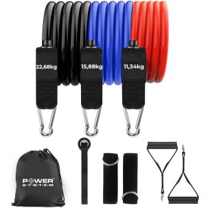 Набір трубчастих еспандерів Power System PS-4098 Ultimate Set Expander 3шт. (до 50кг.) - Зображення 1