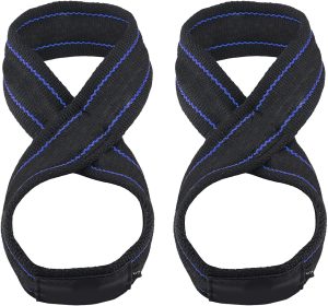 Лямки для тяги (вісмірка) Power System PS-3405 Figure 8 Black/Blue L/XL - Зображення 3