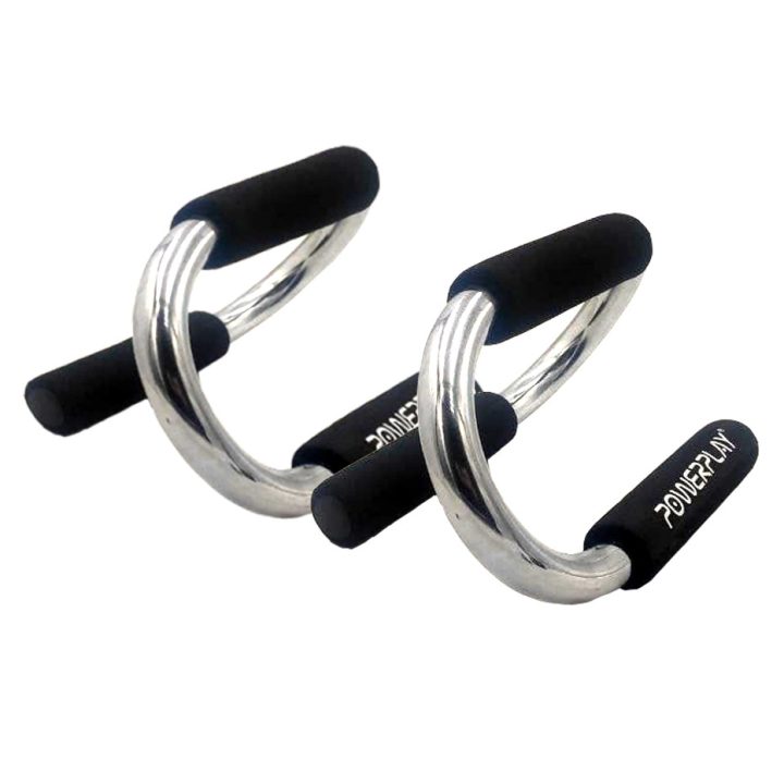 Упори для віджимань PowerPlay 4318 Push-Up Bars Stell металеві (S-подібні) - Зображення 6
