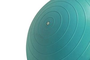 М'яч для фітнесу (фітбол) напівмасажний PowerPlay 4003 Ø65 cm Gymball  Зелений + помпа - Зображення 3