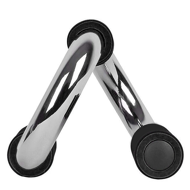 Упори для віджимань PowerPlay 4318 Push-Up Bars Stell металеві (S-подібні) - Зображення 7