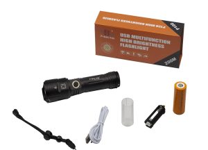 Ліхтар X-BALOG BL-L-12-P100 алюмінієвий (діапазон до 1000 м) з опцією PowerBank L-095 - Зображення 10