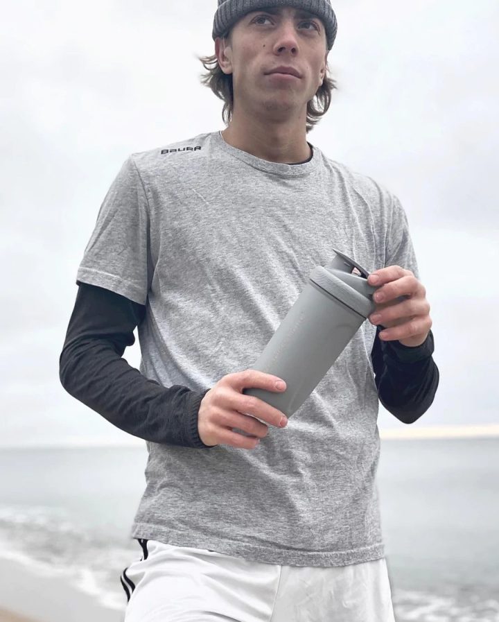 Шейкер спортивний SmartShake металевий Reforce Stainless Steel 30oz/900ml Gray - Зображення 4