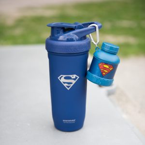 Шейкер спортивний SmartShake Reforce 900ml DC Superman - Зображення 7