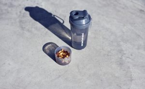 Шейкер спортивний SmartShake Slim 500ml Gray - Зображення 5