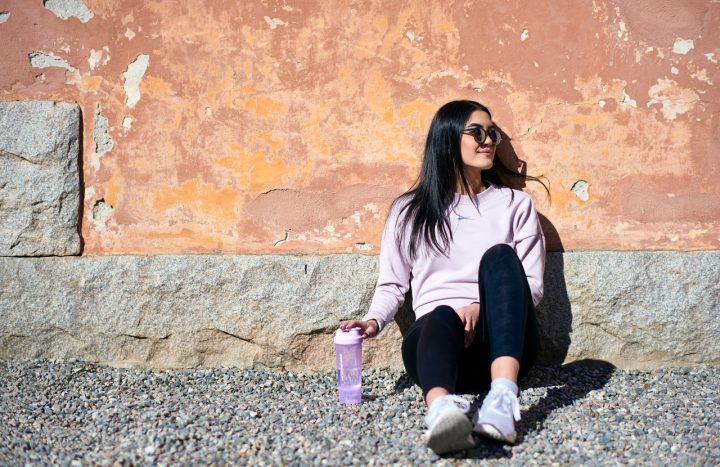 Шейкер спортивний SmartShake Slim 500ml Cotton Pink (Light Lavender) - Зображення 6