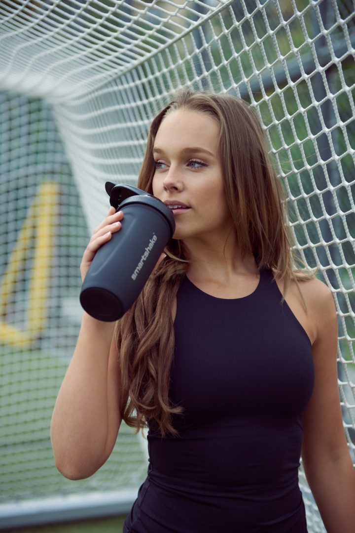 Шейкер спортивний SmartShake металевий Reforce Stainless Steel 30oz/900ml Black - Зображення 6