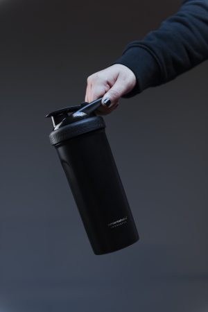 Шейкер спортивний SmartShake металевий Insulated Steel 750ml Black - Зображення 9