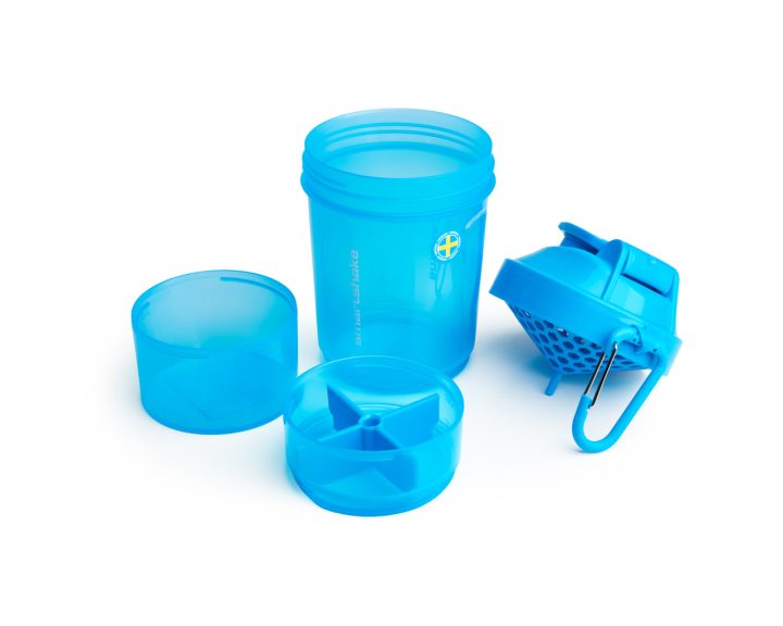 Шейкер спортивний SmartShake Original2GO 600ml Neon Blue - Зображення 3