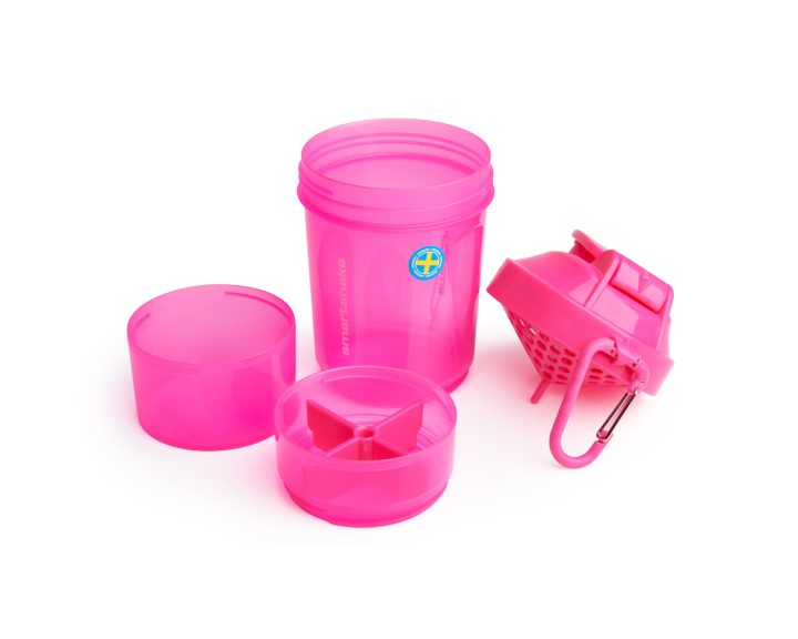 Шейкер спортивний SmartShake Original2GO 600ml Neon Pink - Зображення 3