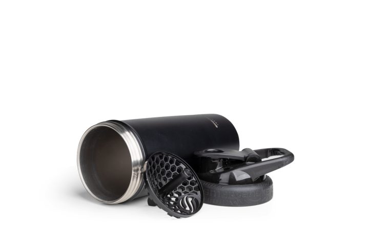 Шейкер спортивний SmartShake металевий Insulated Steel 750ml Black - Зображення 6