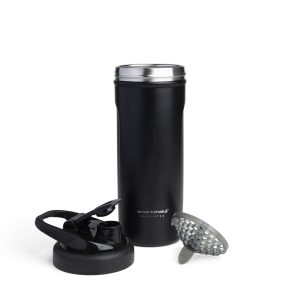 Шейкер спортивний SmartShake металевий Insulated Steel 750ml Black - Зображення 4
