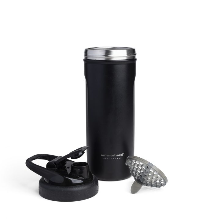 Шейкер спортивний SmartShake металевий Insulated Steel 750ml Black - Зображення 4