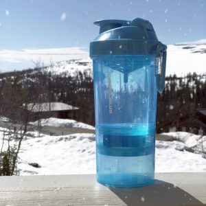Шейкер спортивний SmartShake Original2GO 600ml Neon Blue - Зображення 10