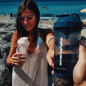 Шейкер спортивний SmartShake Slim 500ml Black - Зображення 5