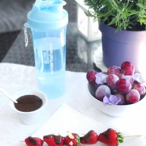Шейкер спортивний SmartShake Slim 500ml Neon Blue - Зображення 8
