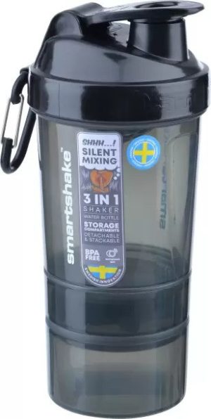 Шейкер спортивний SmartShake Original2GO 600ml Dark Gray - Зображення 4