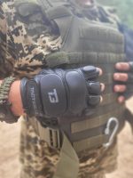 Рукавички тактичні шкіряні без пальців TACTIGEAR PS-8801 Patrol Black M - Зображення 6