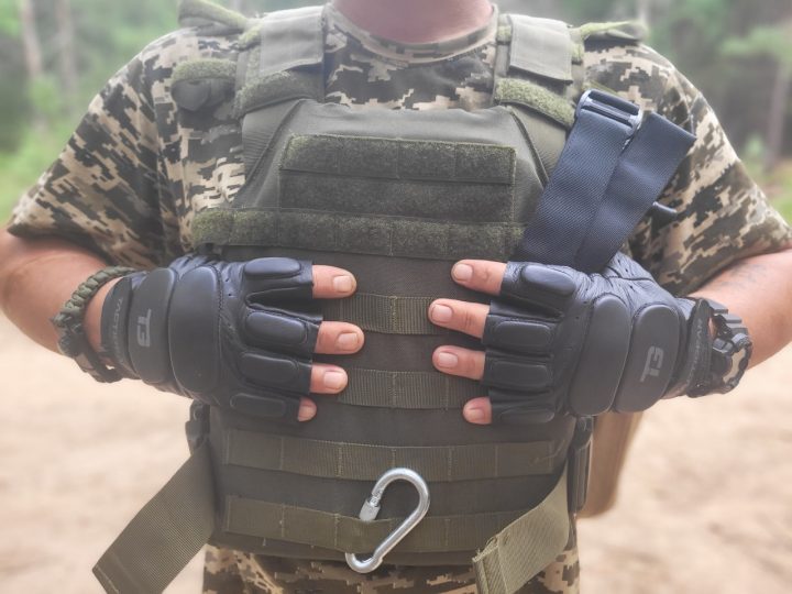 Рукавички тактичні шкіряні без пальців TACTIGEAR PS-8801 Patrol Black L - Зображення 6