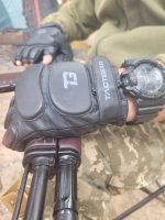 Рукавички тактичні шкіряні без пальців TACTIGEAR PS-8801 Patrol Black M - Зображення 7