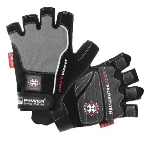 Рукавички для фітнесу Power System PS-2580 Man’s Power Black/Grey S - Зображення 4