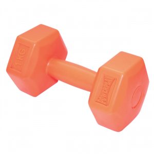 Гантель композитна PowerPlay 4124 Hercules 1 кг. Помаранчева (1 шт.) - Зображення 3
