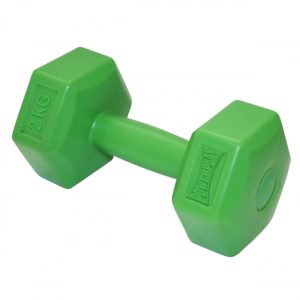 Гантелі композитні PowerPlay 4124 Hercules 2*2 кг. Зелені  (пара - 2шт.) - Зображення 5