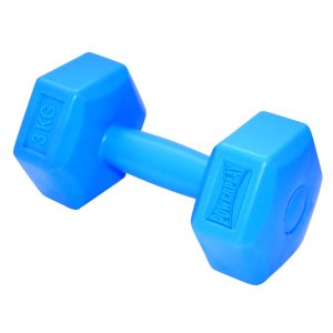 Гантелі композитні PowerPlay 4124 Hercules 2*3 кг. Сині  (пара - 2шт.) - Зображення 4