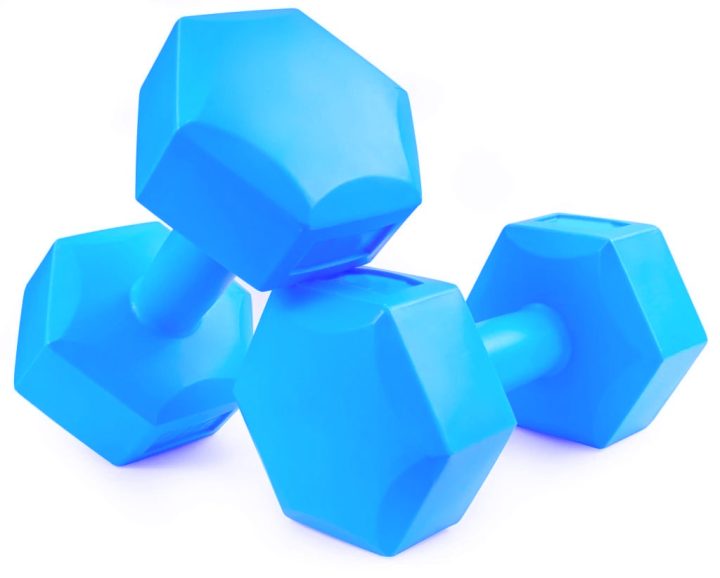 Гантелі композитні PowerPlay 4124 Hercules 2*3 кг. Сині (пара - 2шт.) - Зображення 6