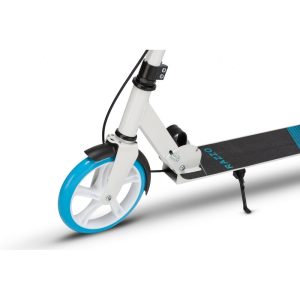 Самокат із ручним тормозом Razzo CITY 200 мм. алюмінієвий HUL1-200 White/Blue - Зображення 7